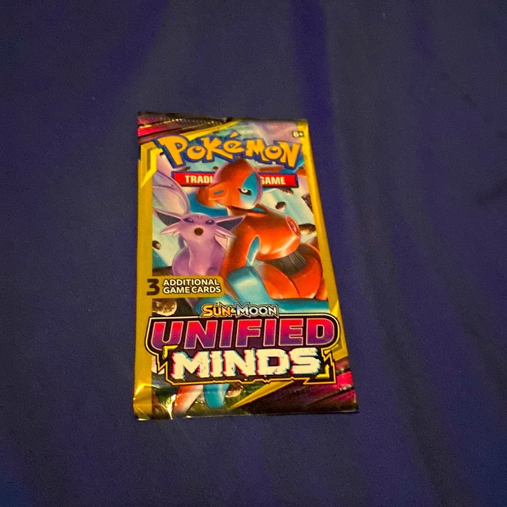 Pokémon Sun&Moon Unified Minds 3 pack of cards
